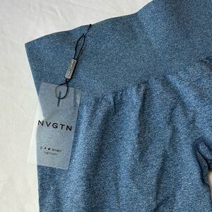 NVGTN Slate Blue Pro Seamless Shorts